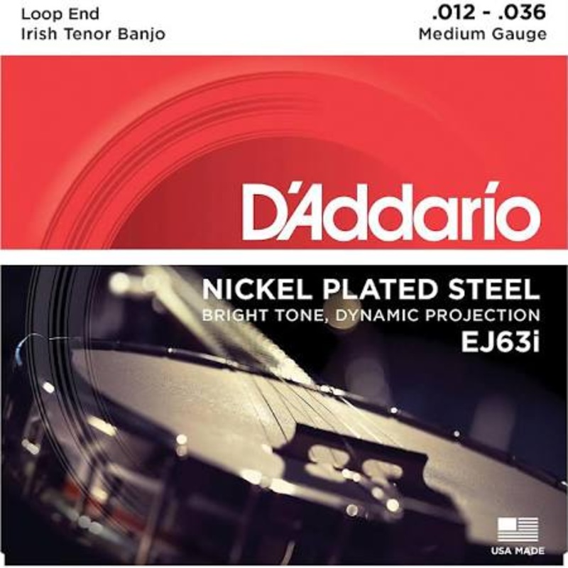 D’addario Irish Tenor Banjo Strings – Medium EJ63i
