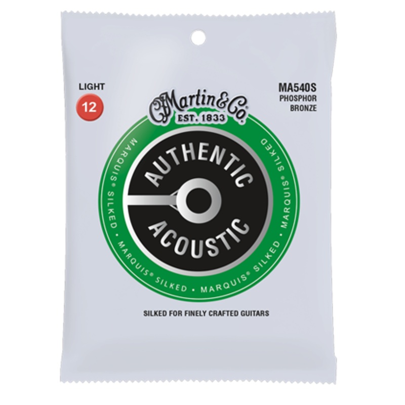 Martin Authentic Acoustic 80/20 Bronze Silked Acoustic Guitar Strings