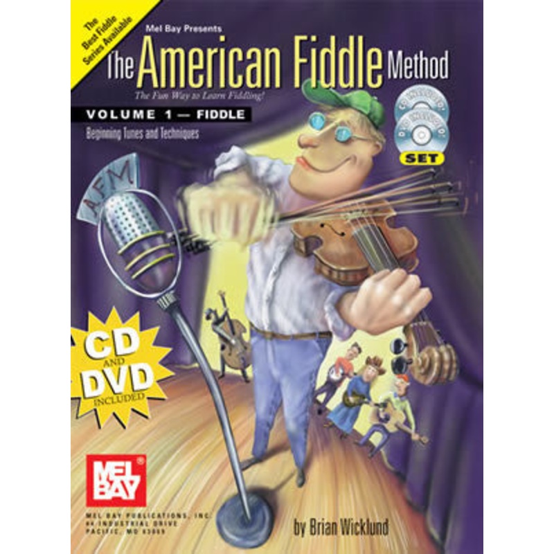 American Fiddle Method Volume 1 Book CD DVD Set