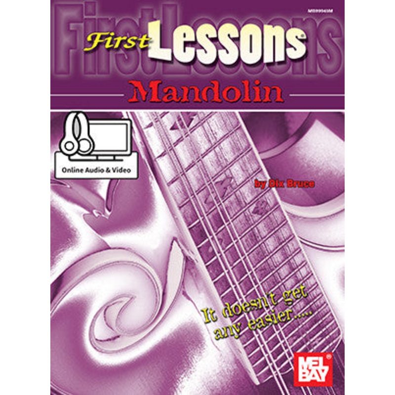 First Lessons Mandolin Book Online Audio Video