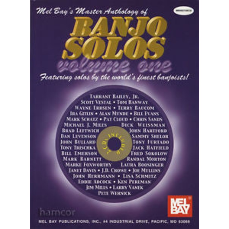 Master Anthology of Banjo Solos Book CD Set