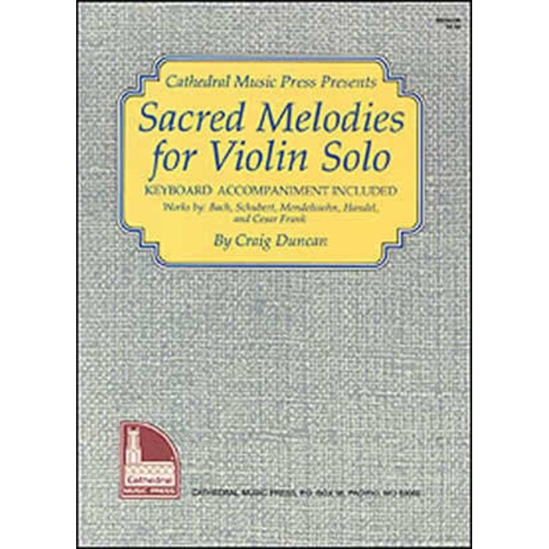 Sacred Melodies for Violin Solo Book