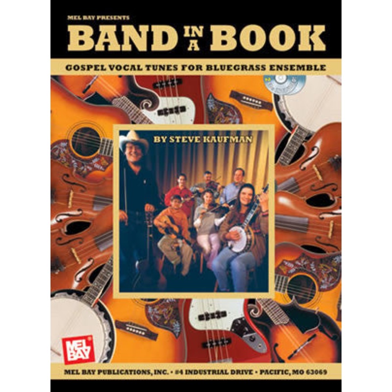 Band In A Book Gospel Vocal Tunes for Bluegrass Ensemble Book CD Set