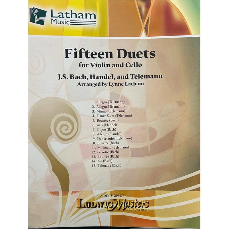 Fifteen Duets for Violin and Cello – Arr. L. Latham