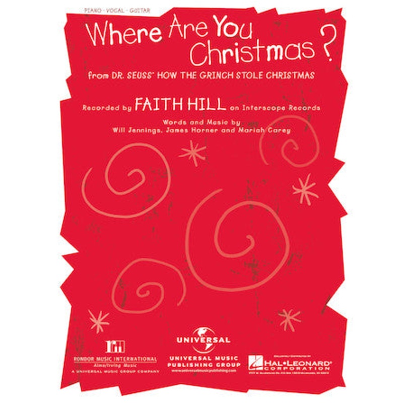 Where Are You Christmas? – Piano/Vocal – Hill
