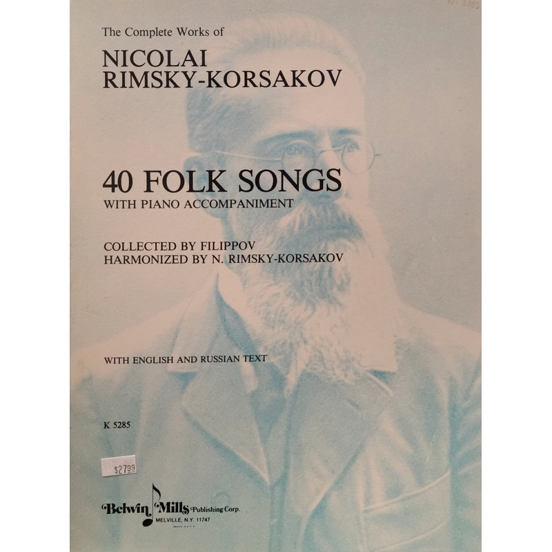 40 Folk Songs – Vocal – Rimsky-Korsakov