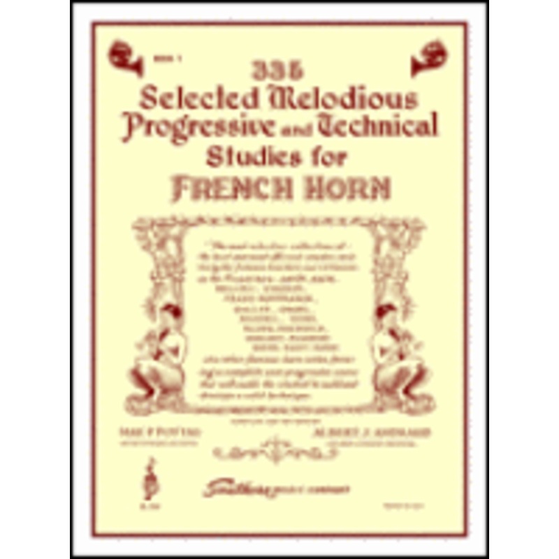 335 Selected Melodious Progressive and Technical Studies – Pottag/Andraud