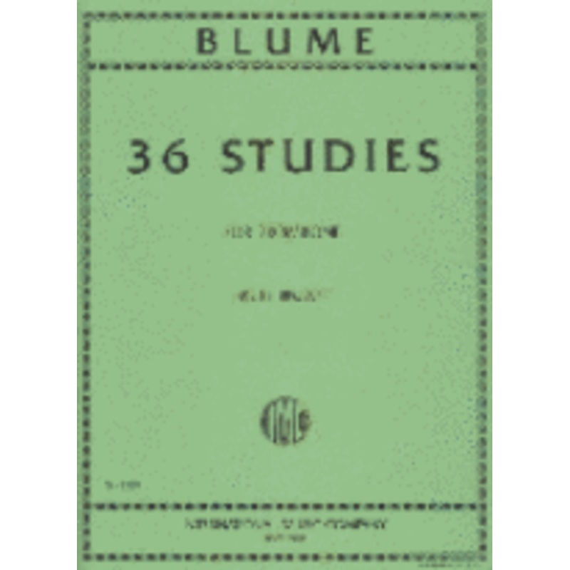 36 Studies for Trombone – Book I – Blume/Brown