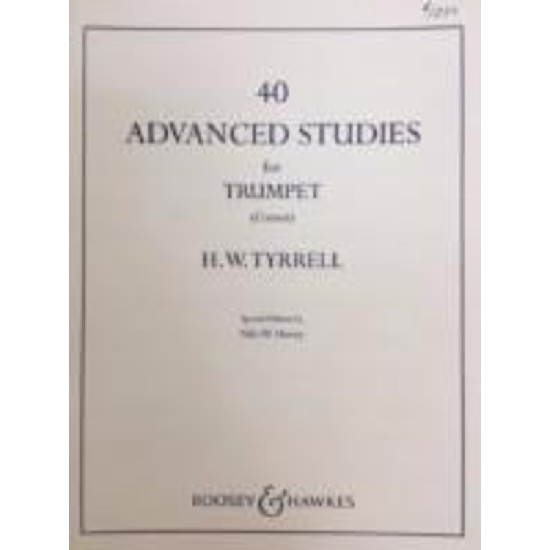 40 Advanced Studies for Trumpet – Tyrrell/ Hovey