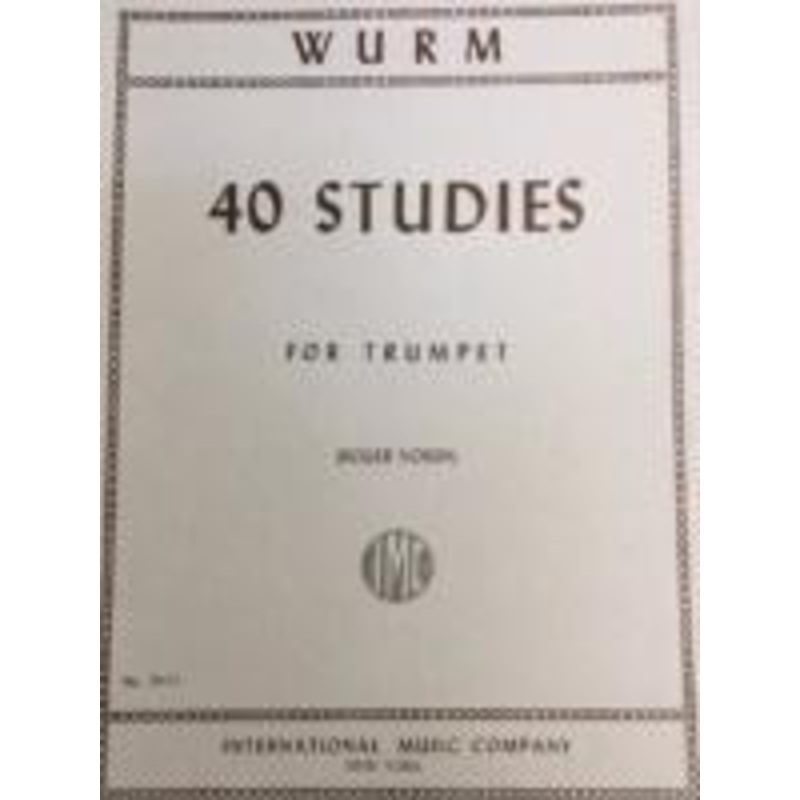 40 Studies for Trumpet – Wurm/Voisin
