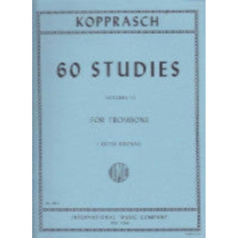 60 Studies – Volume I – For Trombone – Kopprasch/Brown