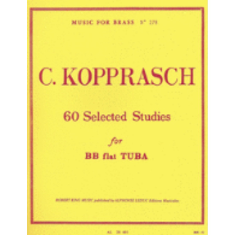 60 Selected Studies for BB-flat Tuba – C. Kopprasch