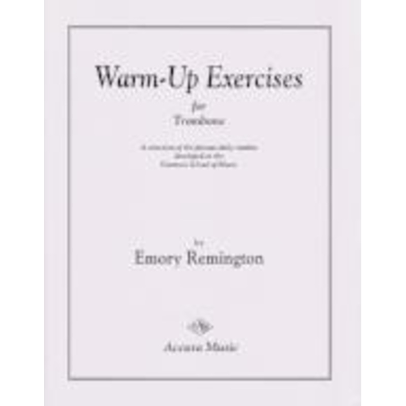 Warm-Up Exercises for Trombone – Remington