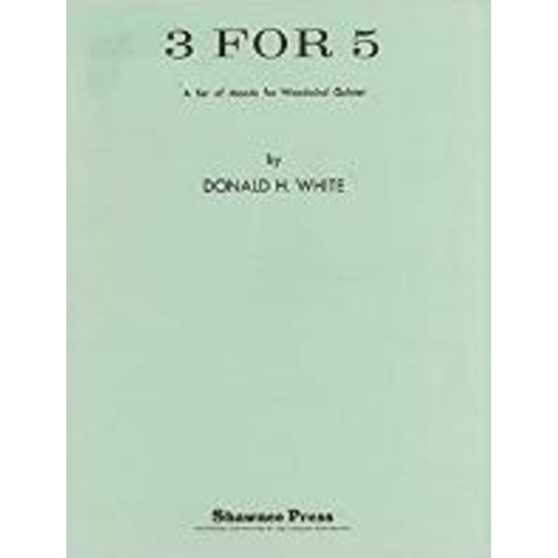3 For 5 – A Set of Moods for Woodwind Quintet – White