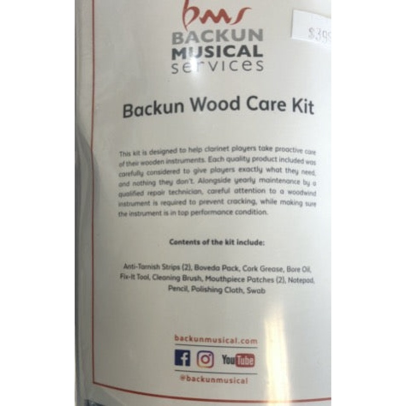 Backun Wood Clarinet Care Kit