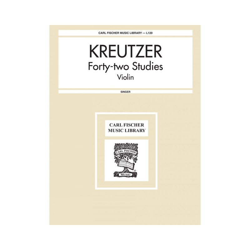 42 Studies for Violin – Kreutzer