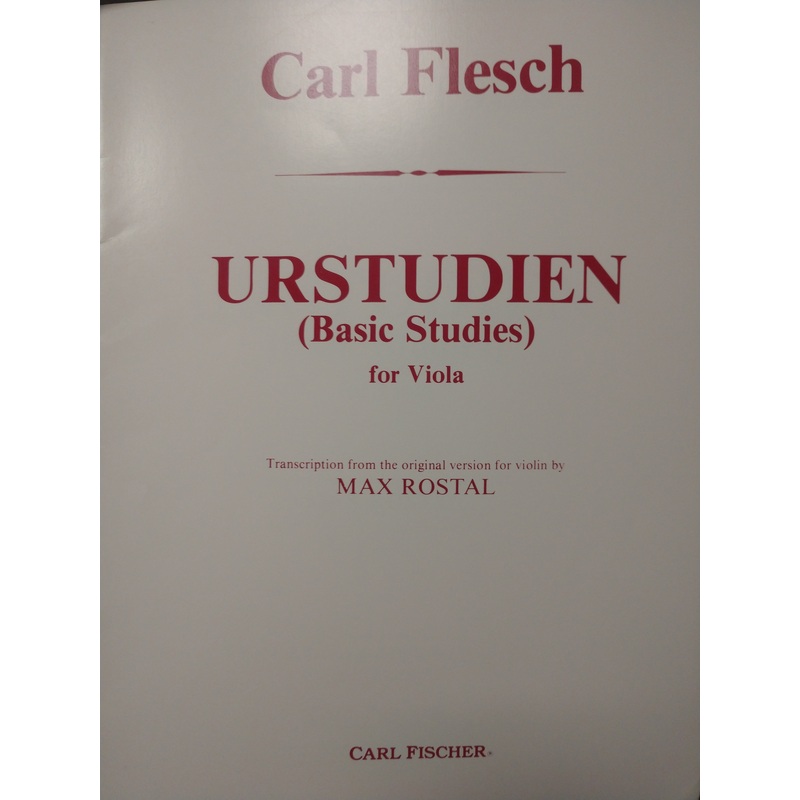 Urstudien for Viola – Flesch/Rostal