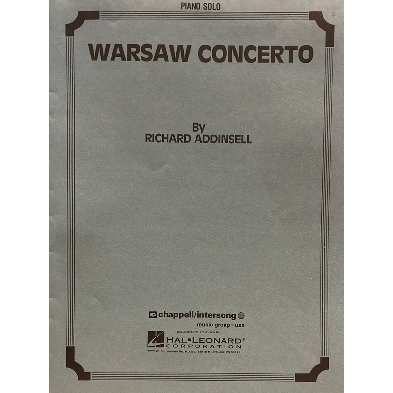 Warsaw Concerto – Piano – R. Addinsell