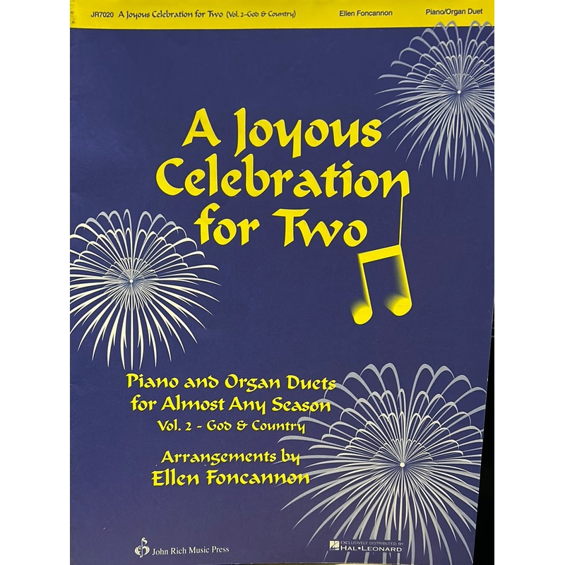 A Joyous Celebration for Two Vol. 2 Organ & Piano Duet