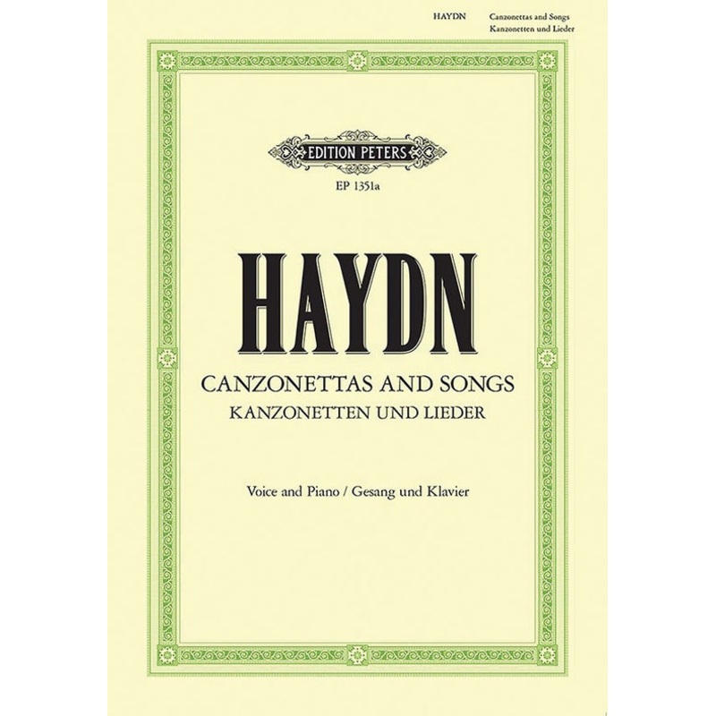 35 Songs and English Canzonettas for Voice and Piano – Haydn/Landshoff