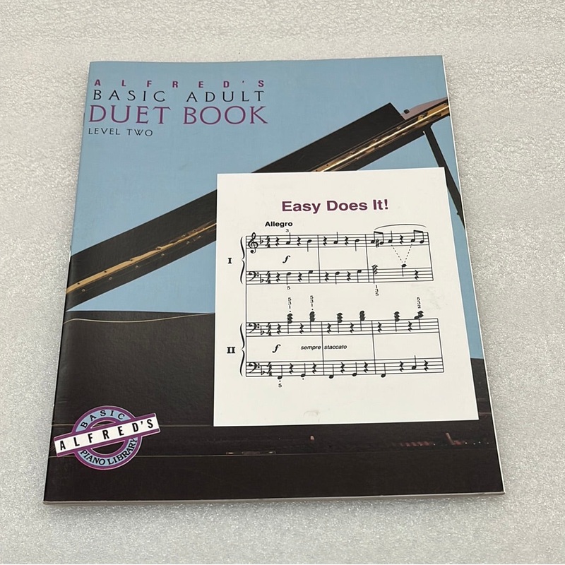 Alfred’s Basic Adult Piano Duet Book – Level Two (Book)