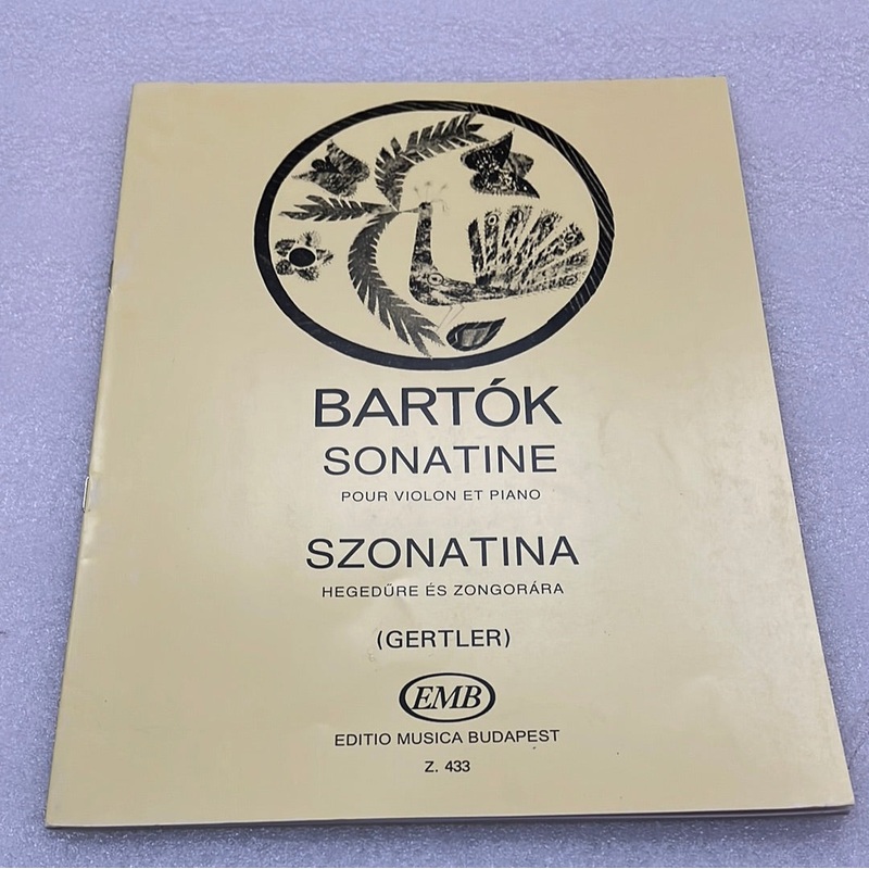 Bartok – Sonatine – Violin & Piano (Book)