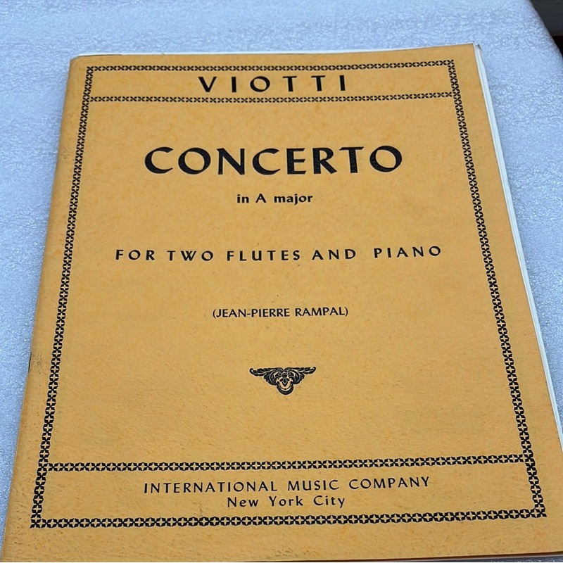 Viotti – Concerto in A Major – Two Flutes and Piano