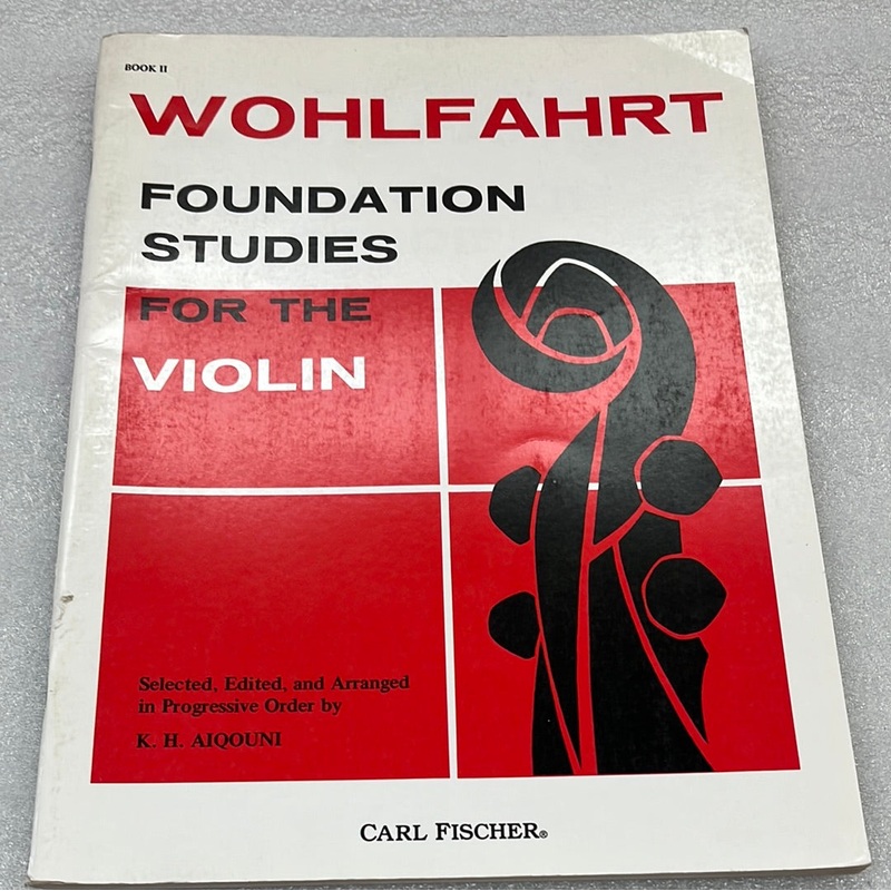 Wohlfahrt – Foundation For Violin (Book)