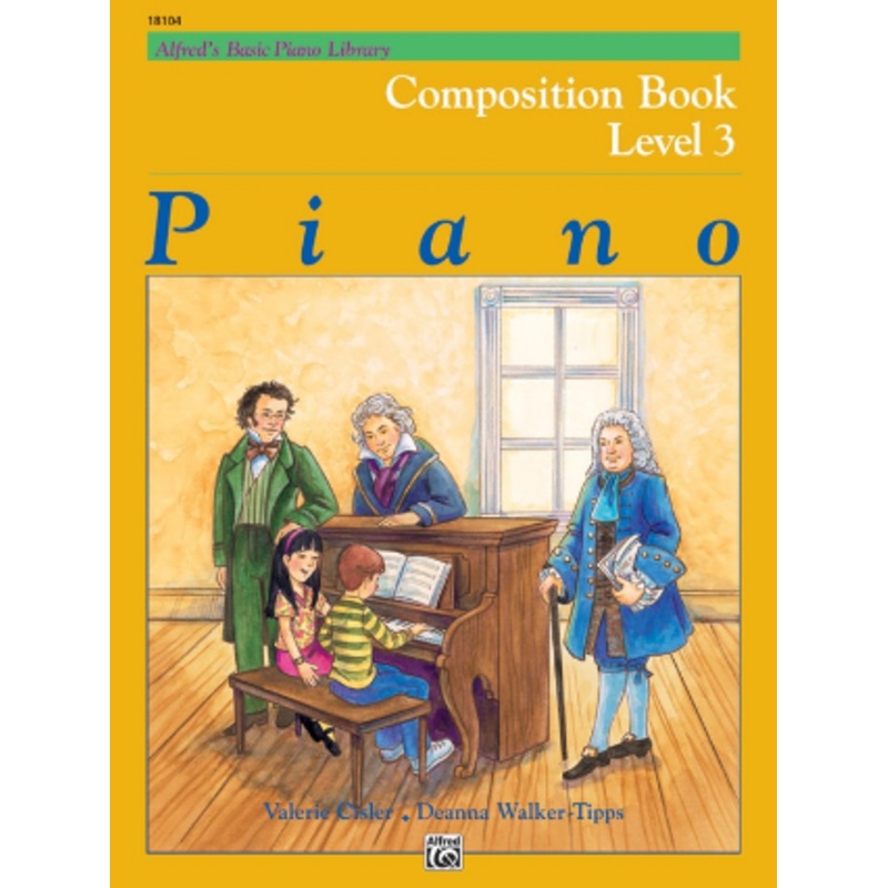 Alfred’s – Basic Piano Library – Composition Book – Level 3 (Book)