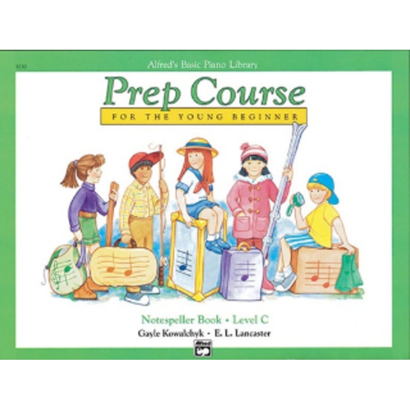 Alfred’s Basic Piano Library: Prep Course Notespeller Book Level C (Book)