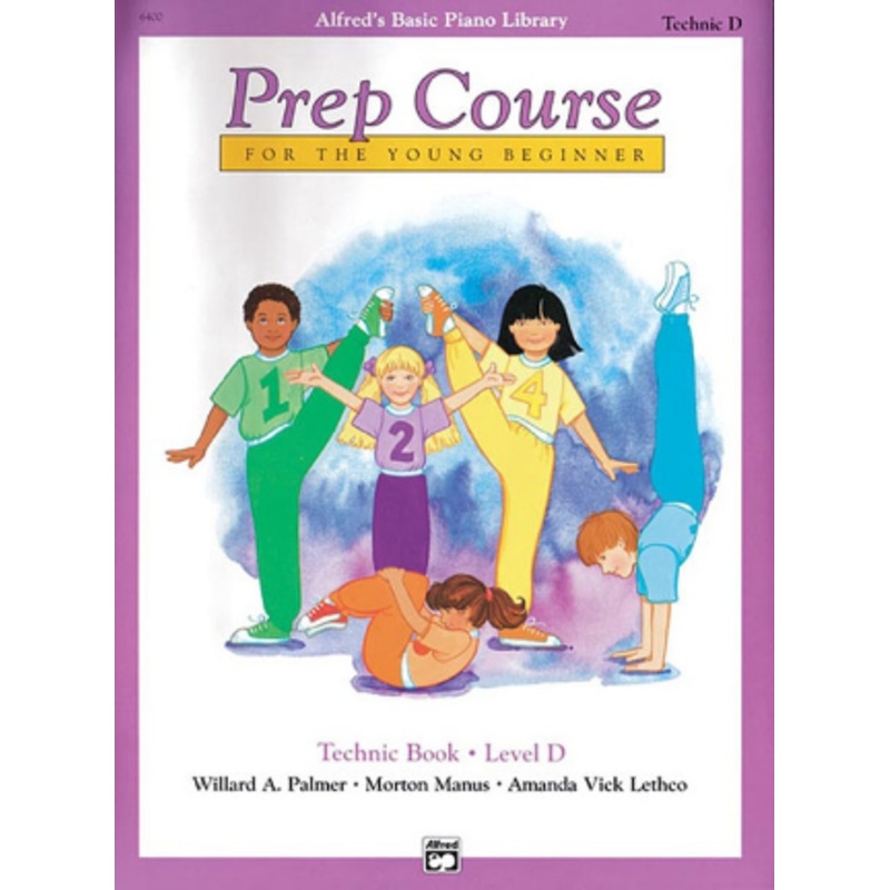 Alfred’s Basic Piano Library: Prep Course Technic Level D (Book)