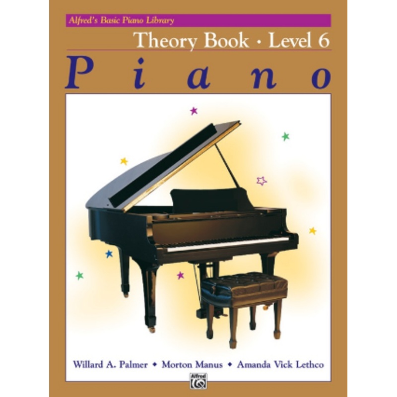 Alfred’s – Basic Piano Library – Theory Book – Level 6 (Book)