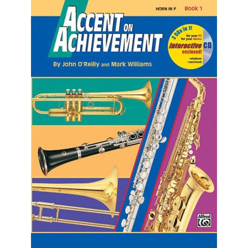 Accent On Achievement:  Horn In F, Book 1