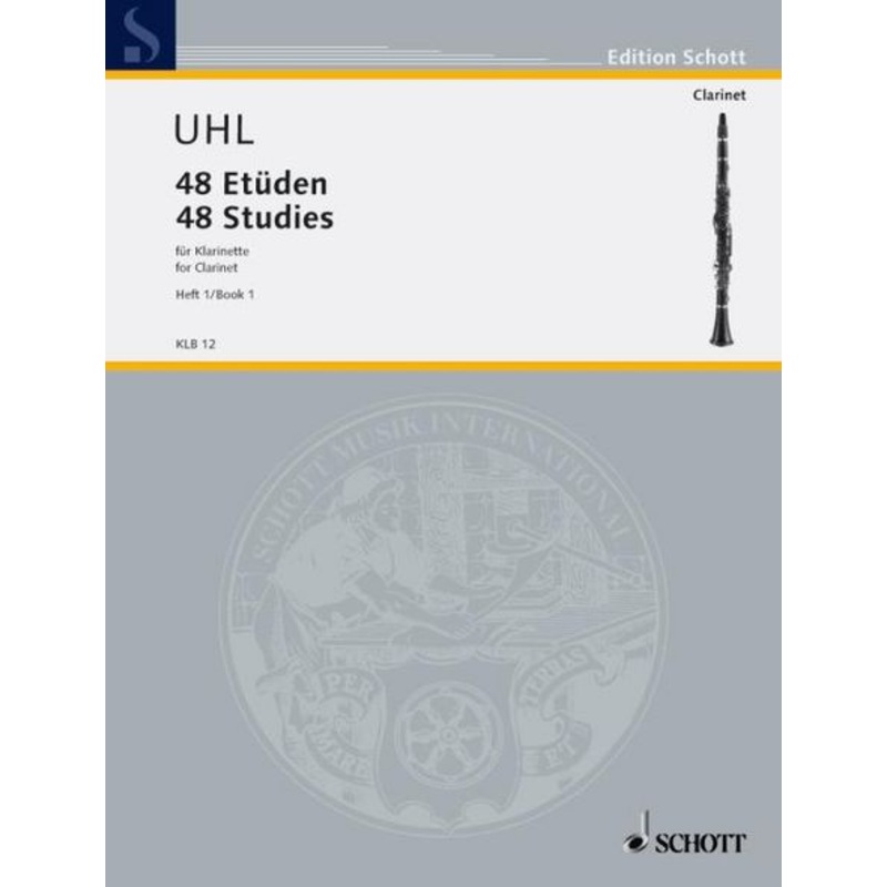 48 Studies for Clarinet Book 1 Composed by: Alfred Uhl