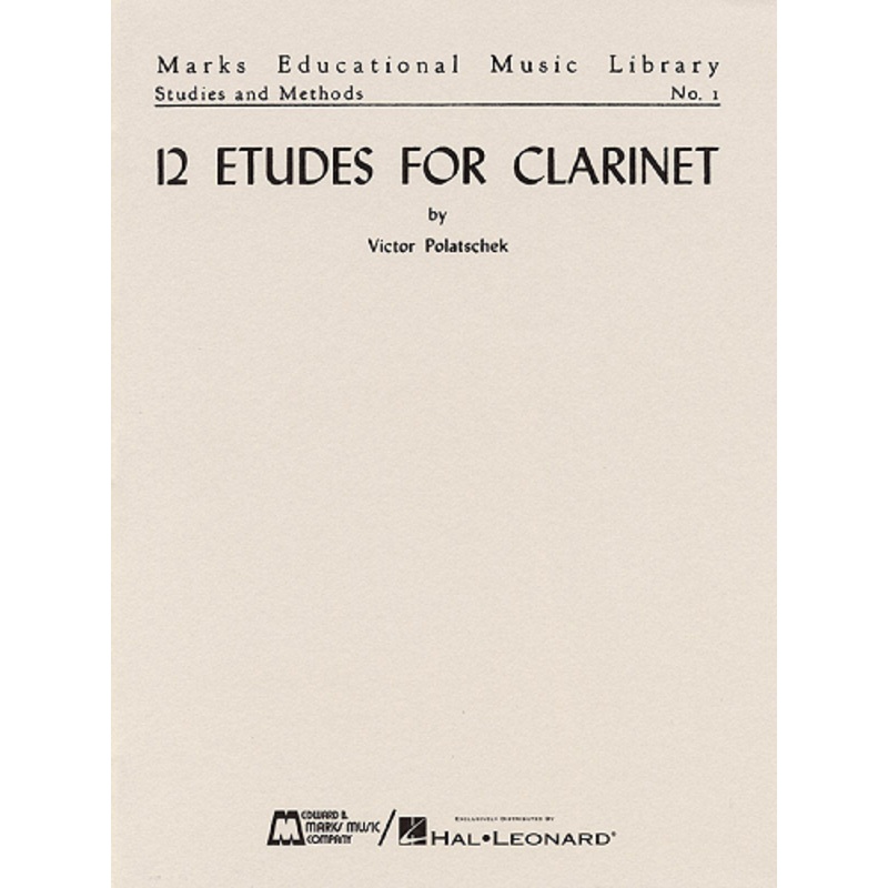 12 ETUDES FOR CLARINET / VIKTOR POLATSCHEK