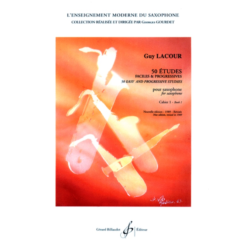 50 Etudes Faciles Et Progressives Vol.1 by Guy Lacour  – 524-02031