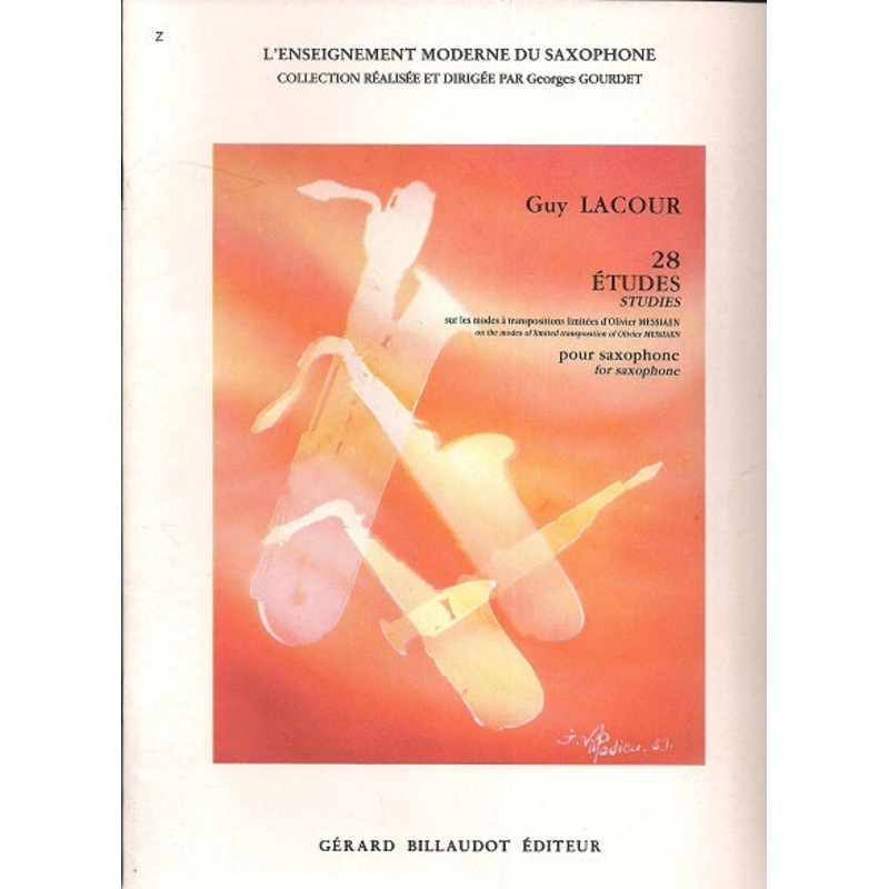 28 Etudes Sur Les Modes A Transpositions Limitees D’O. Messiaen by Guy Lacour – 524-02033