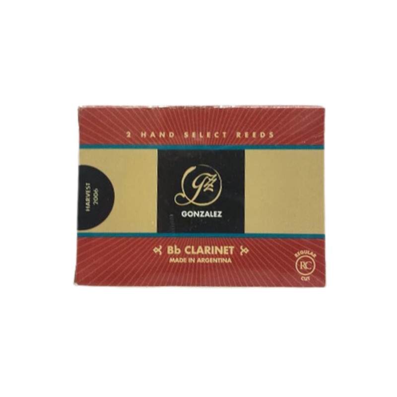 Gonzalez Bass Clarinet RC Regular Cut Duo Pack Reeds – 2 Per Box