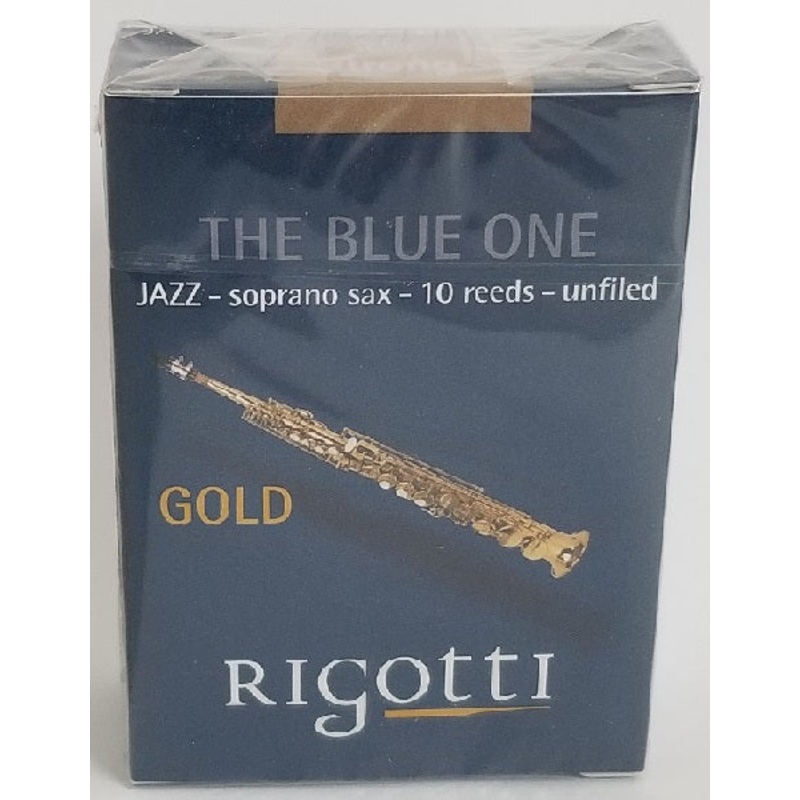Rigotti Gold Soprano Saxophone Jazz Reeds – 10 Per Box