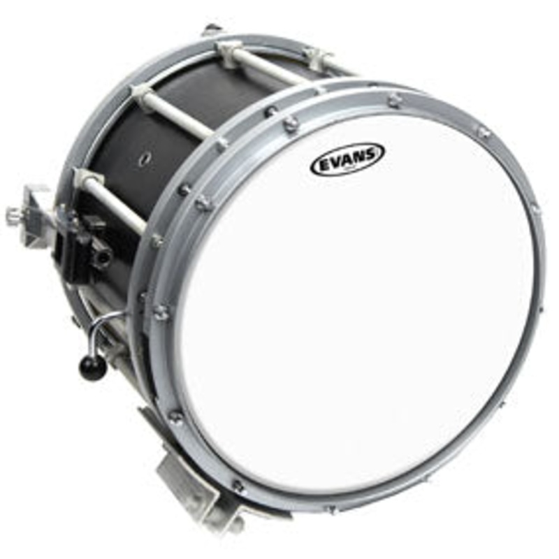Evans Hybrid White Marching Snare Drum Head – 13