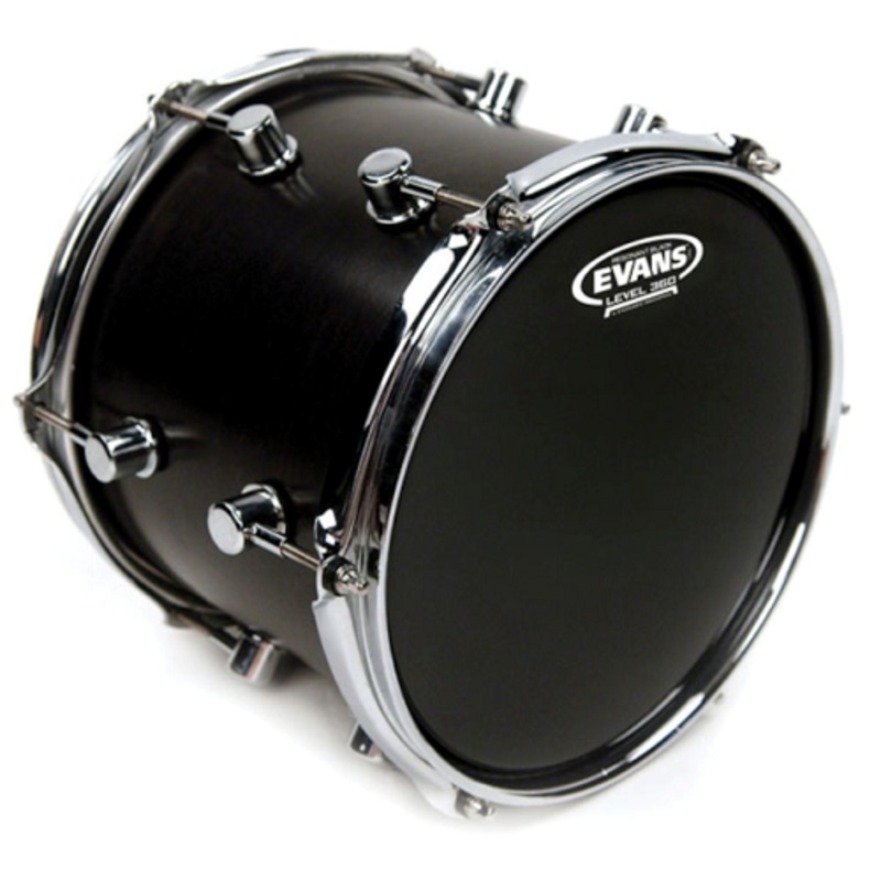 Evans Resonant Black Tom Head – 13