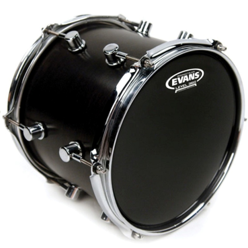 Evans Resonant Black Tom Head – 16