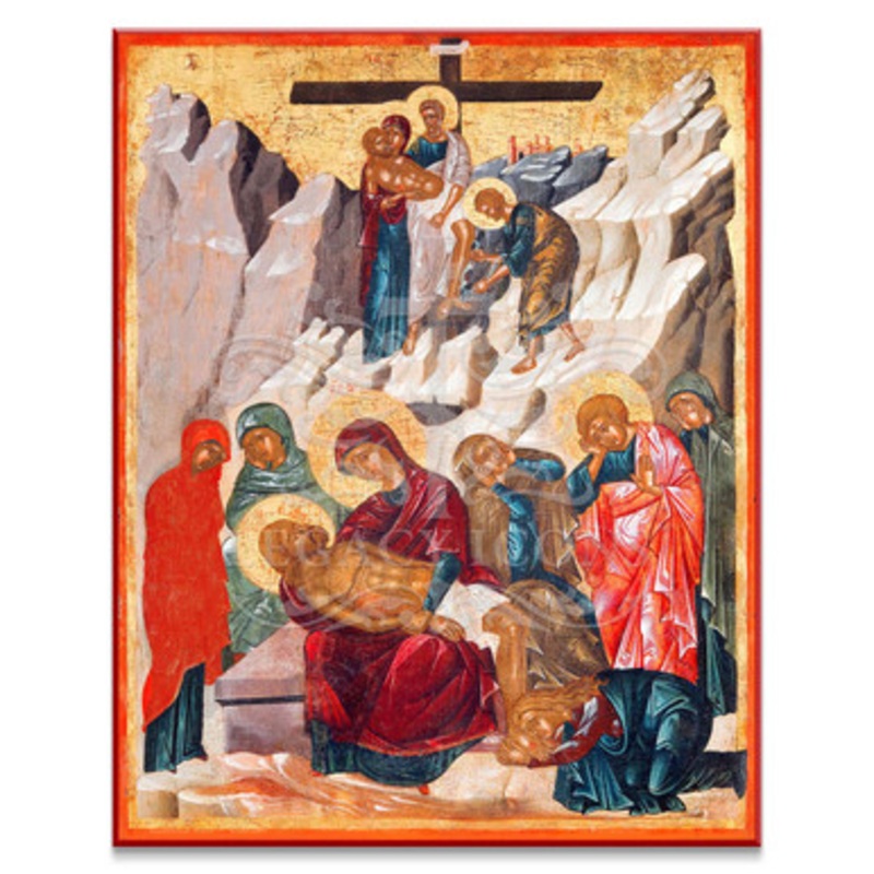 Descent from the Cross (XVc) Icon – F366