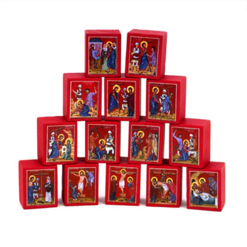 Stations of the Cross Micro Icon Set