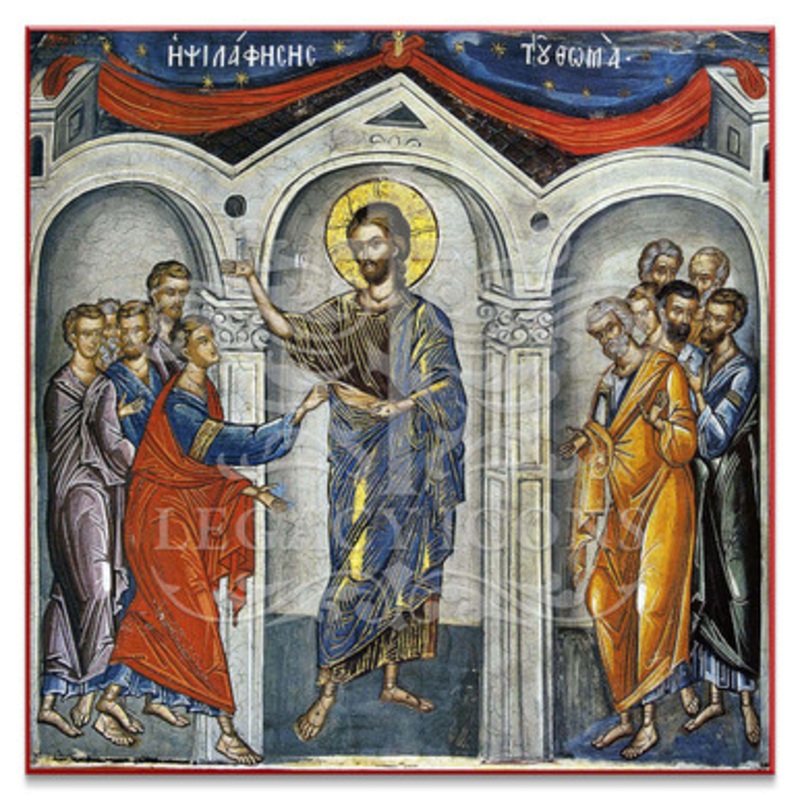 The Touch of Thomas (Antipascha) (Athos) Icon – F232