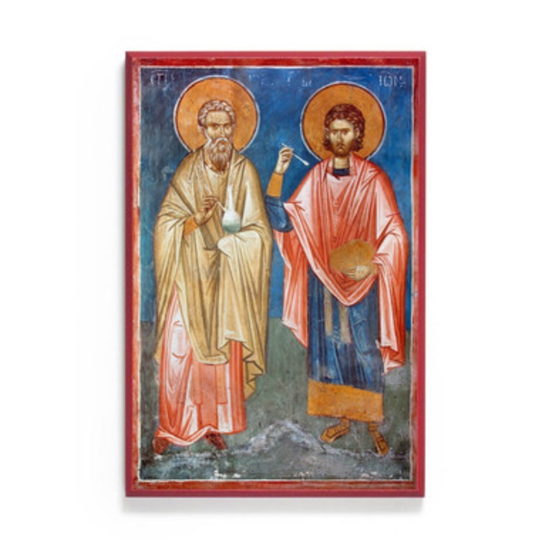 Saints Cyrus and John (Athos) Icon – S570