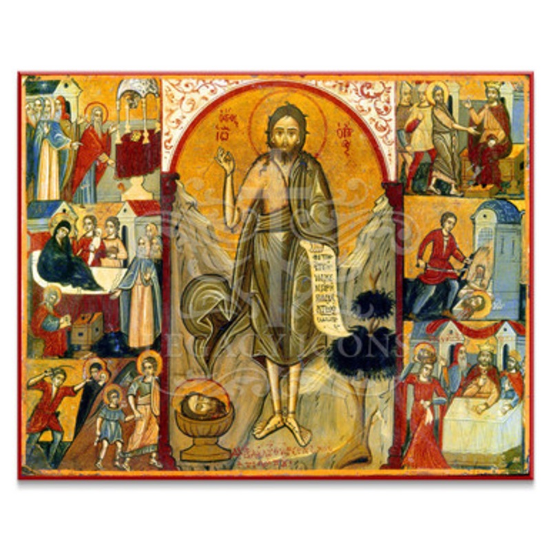 Life of Saint John the Baptist (Sinai) Icon – S503